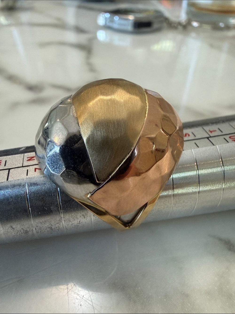 RCI 14k gold women’s dome ring, size 8